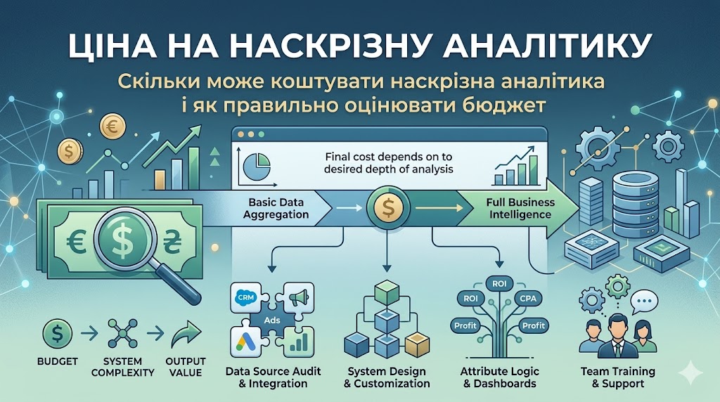 Ціна на наскрізну аналітику