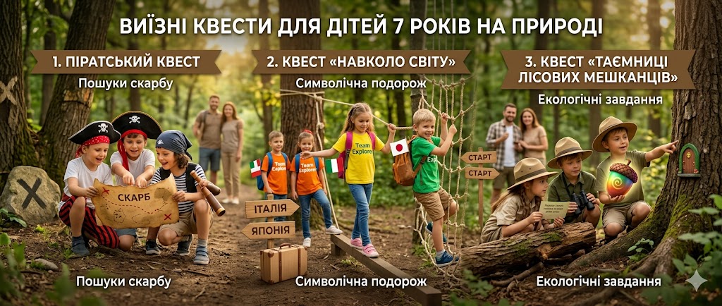 Виїзні квести для дітей Виїзні квести для дітей
