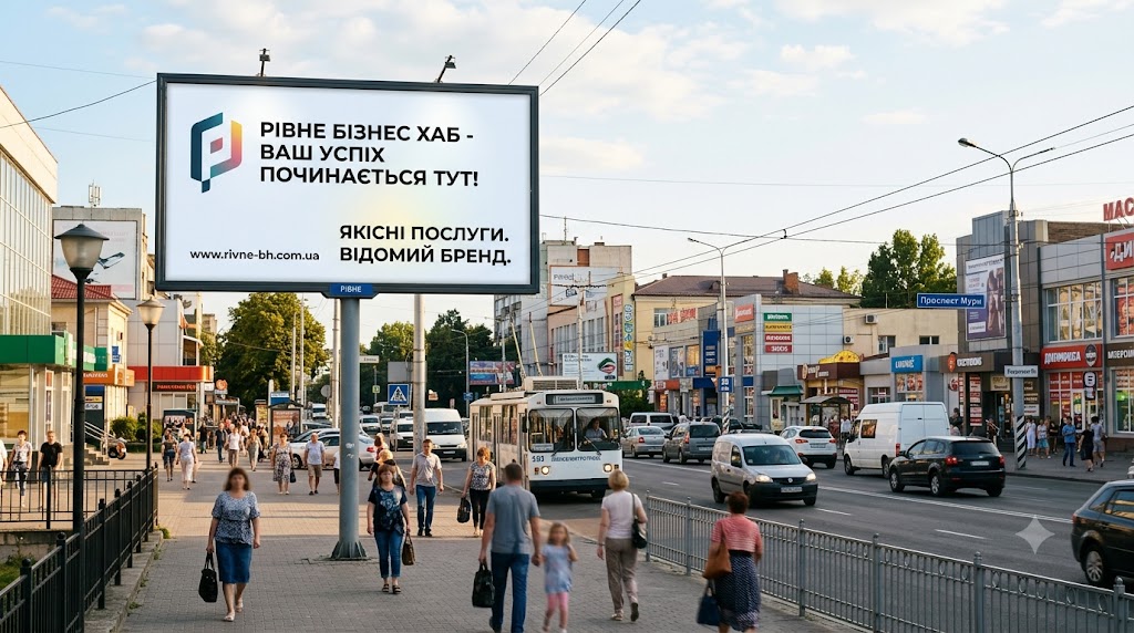 Зовнішня реклама у Рівному Зовнішня реклама у Рівному